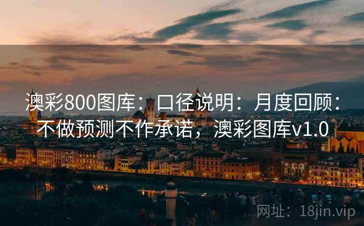澳彩800图库：口径说明：月度回顾：不做预测不作承诺，澳彩图库v1.0